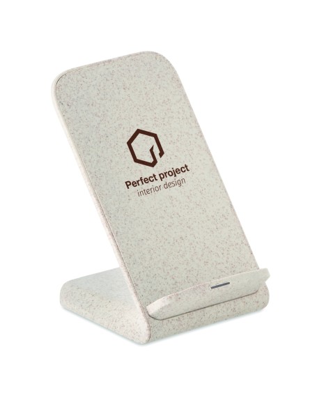 Caricatore wireless in paglia