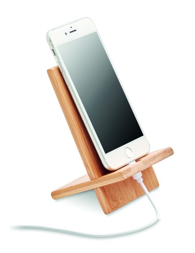 Portatelefono in bamboo