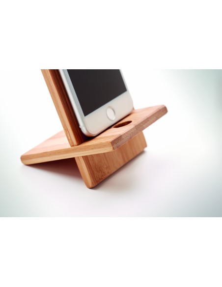 Portatelefono in bamboo