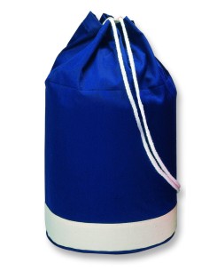 Sacca navy bicolore. In cotone