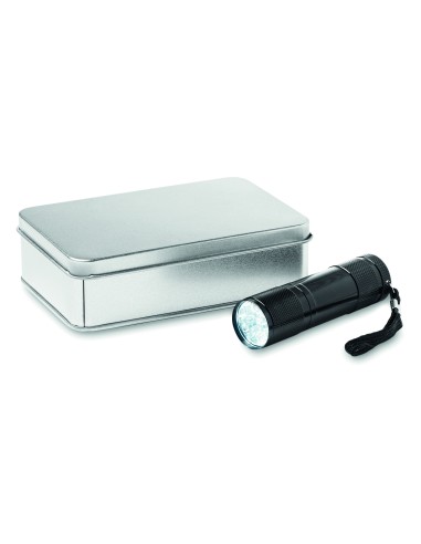 Torcia LED confezione latta