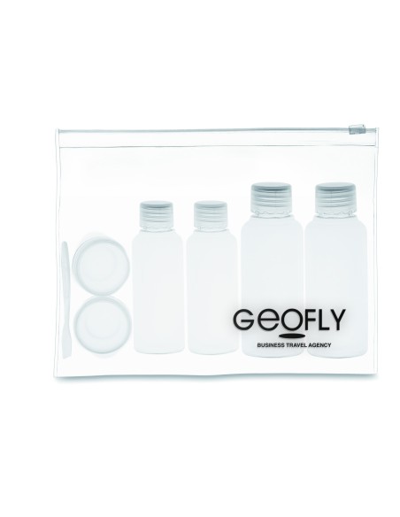 Set viaggio porta liquidi