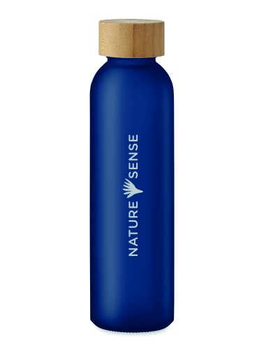 Bottiglia in vetro smerigliato