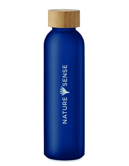 Bottiglia in vetro smerigliato