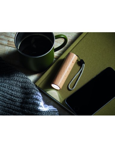 Torcia ricaricabile in legno