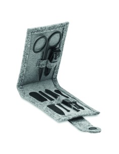 Set manicure 6 pezzi in feltro