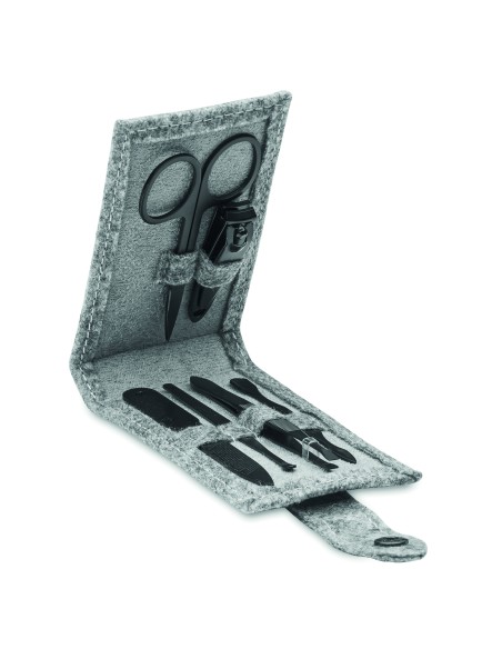 Set manicure 6 pezzi in feltro