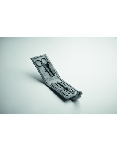 Set manicure 6 pezzi in feltro