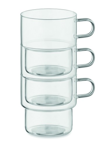 Tazza in vetro borosilicato 300 ml