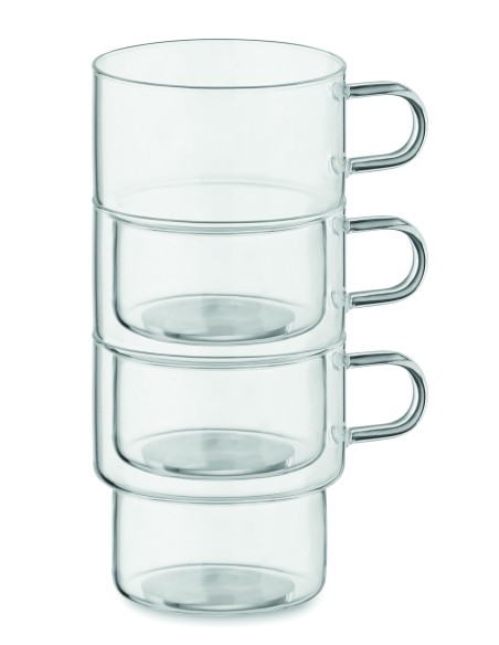 Tazza in vetro borosilicato 300 ml