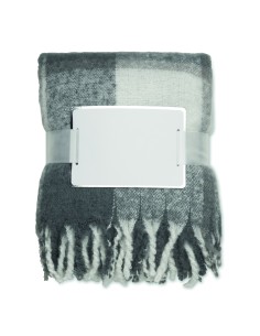 Coperta in mohair a scacchi