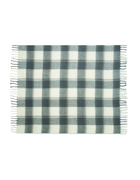 Coperta in mohair a scacchi
