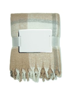 Coperta in mohair a scacchi