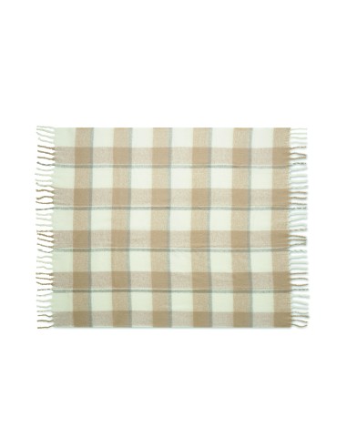 Coperta in mohair a scacchi