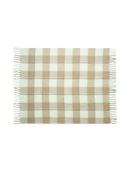 Coperta in mohair a scacchi