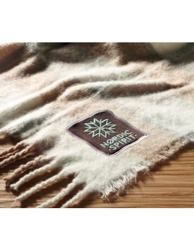 Coperta in mohair a scacchi