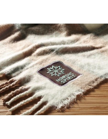 Coperta in mohair a scacchi