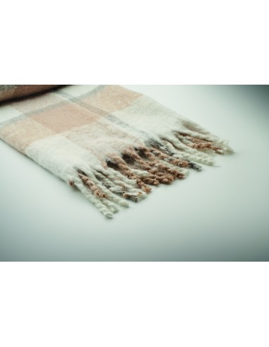 Coperta in mohair a scacchi