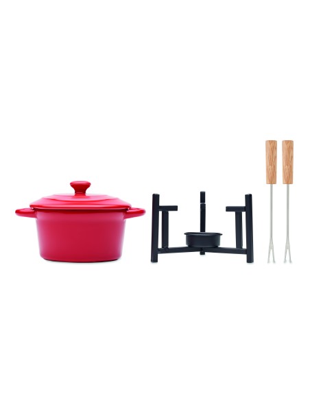 Set fonduta in ceramica 300 ml