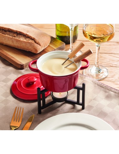 Set fonduta in ceramica 300 ml