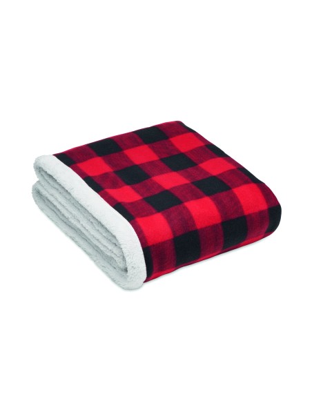 Coperta in pile sherpa