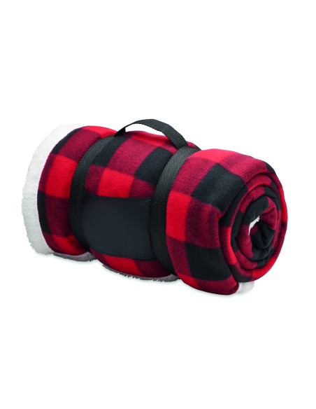 Coperta in pile sherpa