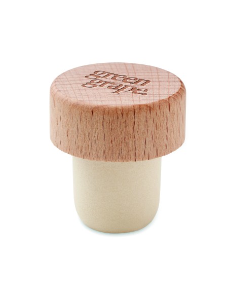 Tappo per bottiglia in legno di fa