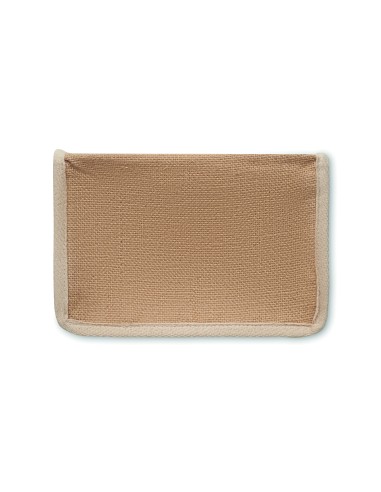 Borsa termica in iuta e tela 3L