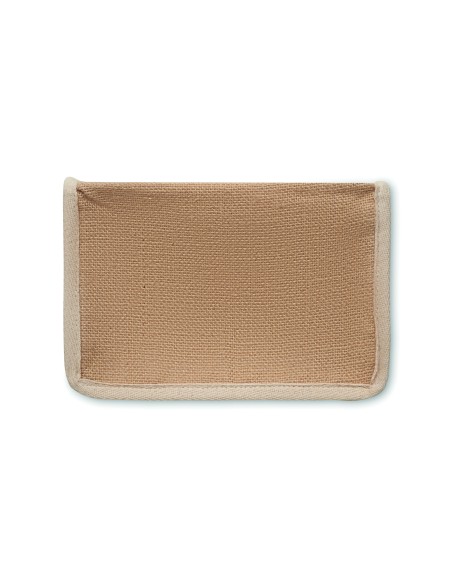 Borsa termica in iuta e tela 3L