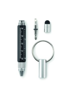 Portachiavi con penna a rotazione