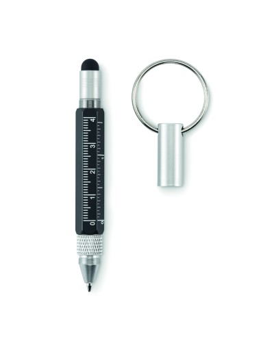 Portachiavi con penna a rotazione