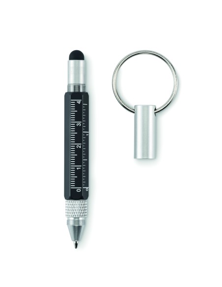 Portachiavi con penna a rotazione