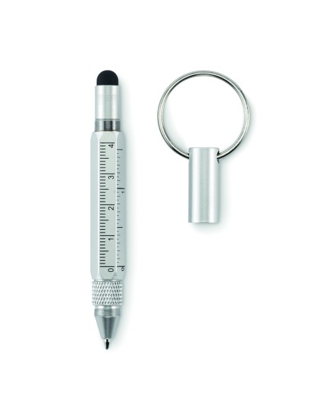Portachiavi con penna a rotazione