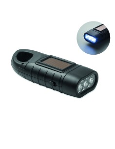 Torcia solare con manovella a d
