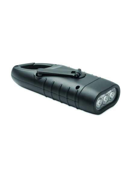 Torcia solare con manovella a d