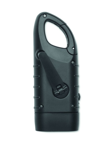 Torcia solare con manovella a d