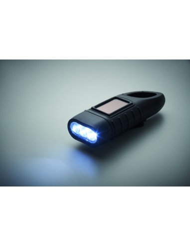 Torcia solare con manovella a d