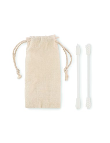 Set di bastoncini cotonati riut