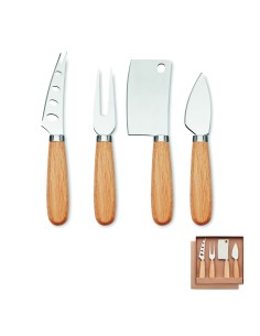Set di 4 coltelli da formaggio