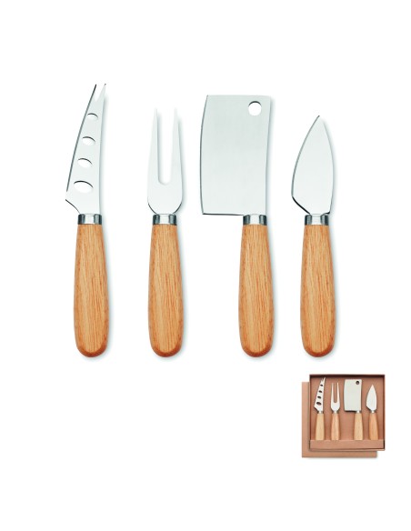 Set di 4 coltelli da formaggio