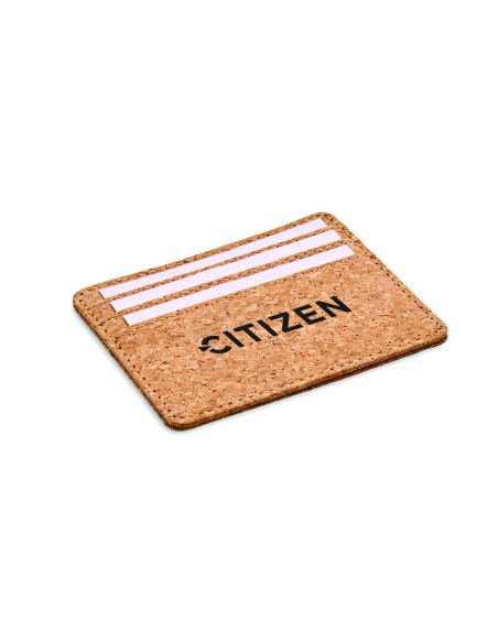Portacarte in sughero con RFID