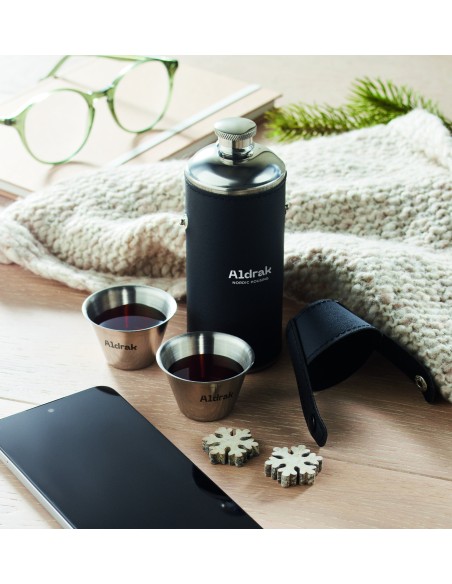 Fiaschetta con bicchierini