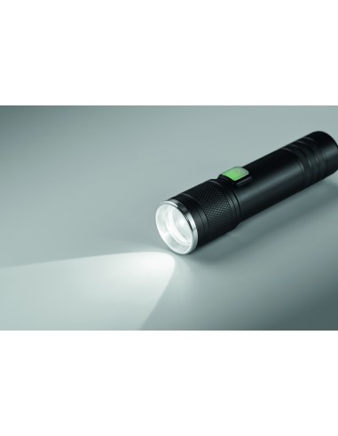 Torcia ricaricabile. Luce COB