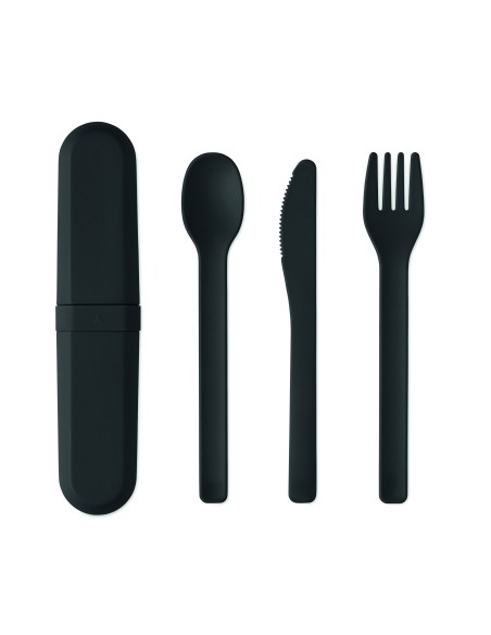 Set di posate e astuccio in PLA