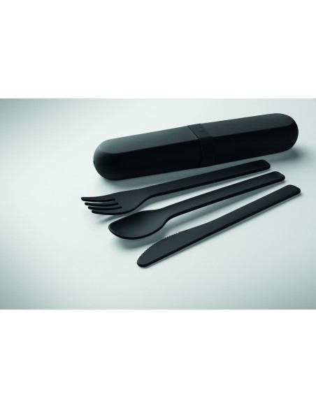 Set di posate e astuccio in PLA