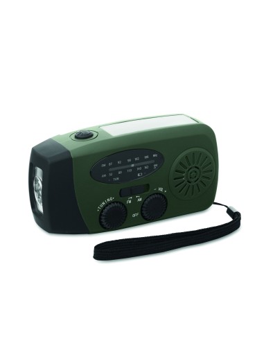 Radio portatile con torcia LED