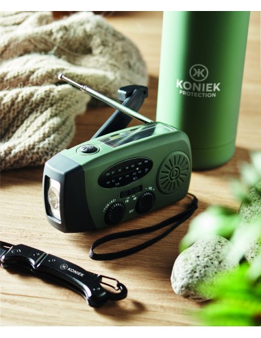 Radio portatile con torcia LED