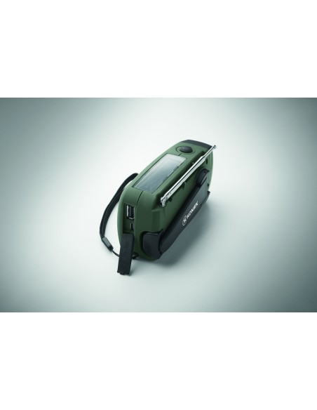 Radio portatile con torcia LED