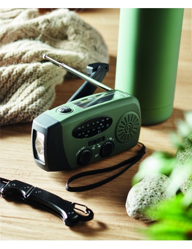 Radio portatile con torcia LED