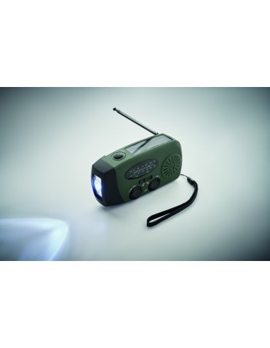 Radio portatile con torcia LED